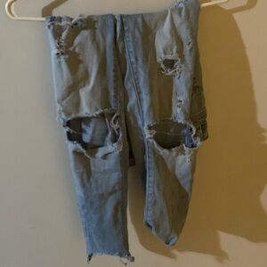 garage straight ripped jeans size 03